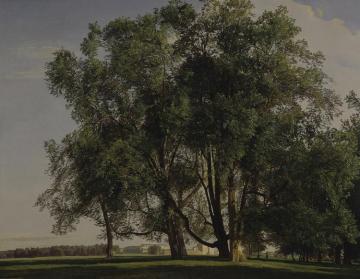 Prater Landscape Artwork by Ferdinand Georg Waldmuller