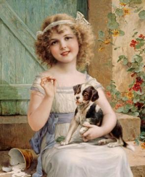 Waiting For The Vet Artwork by Emile Vernon