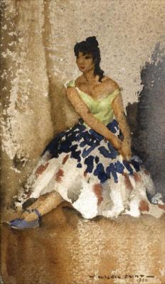 A Pair Artwork by Sir William Russell Flint