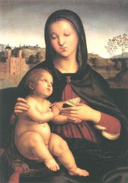Madonna and Child Artwork by Raphael