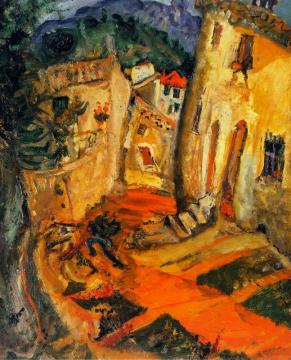 Street At Cagnes Artwork by Chaim Soutine