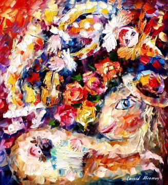 Air clown Artwork by Leonid Afremov