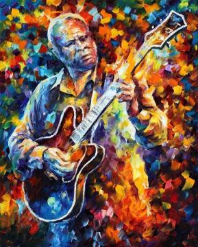 Bb king Artwork by Leonid Afremov