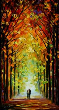 Altar Of Trees Artwork by Leonid Afremov