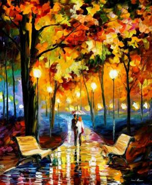 Anticipation Of Happines Artwork by Leonid Afremov