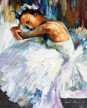 Ballerina 2 Artwork by Leonid Afremov