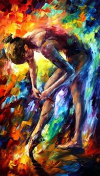 Ballerina 3 Artwork by Leonid Afremov