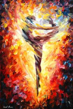 Ballet 3 Artwork by Leonid Afremov