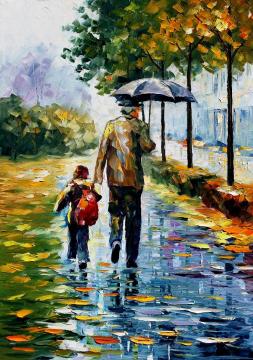 After school Artwork by Leonid Afremov
