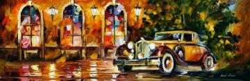 1934 packard Artwork by Leonid Afremov