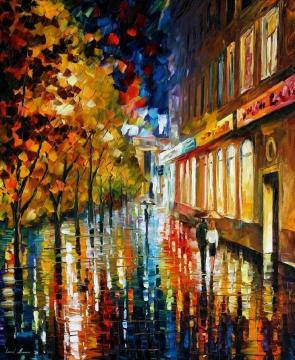 After the holiday Artwork by Leonid Afremov