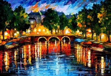 Amsterdam, The Release Of Happiness Artwork by Leonid Afremov