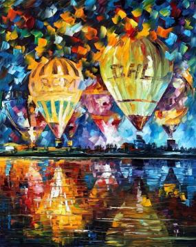 Balloon festival Artwork by Leonid Afremov
