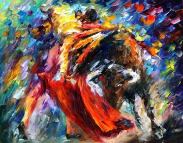Corrida Artwork by Leonid Afremov