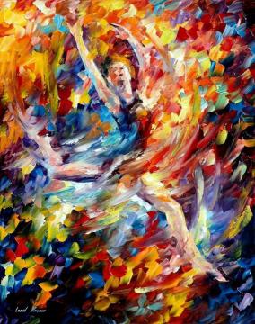Burning flight Artwork by Leonid Afremov