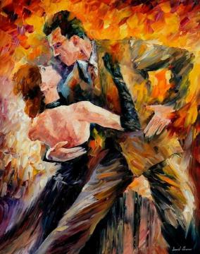 Classical tango Artwork by Leonid Afremov
