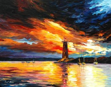 Before a storm Artwork by Leonid Afremov