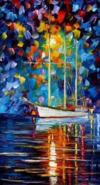 Blue sky Artwork by Leonid Afremov