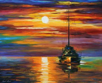Calm sunset Artwork by Leonid Afremov