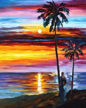 Caribbean Mood Artwork by Leonid Afremov