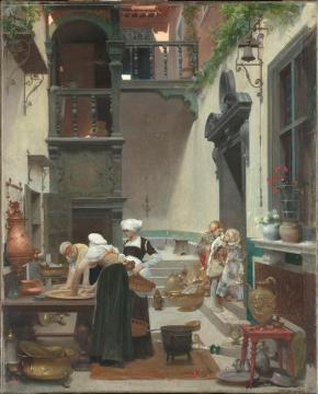 Le Jour Des Cuivres Artwork by Pierre-Victor Galland