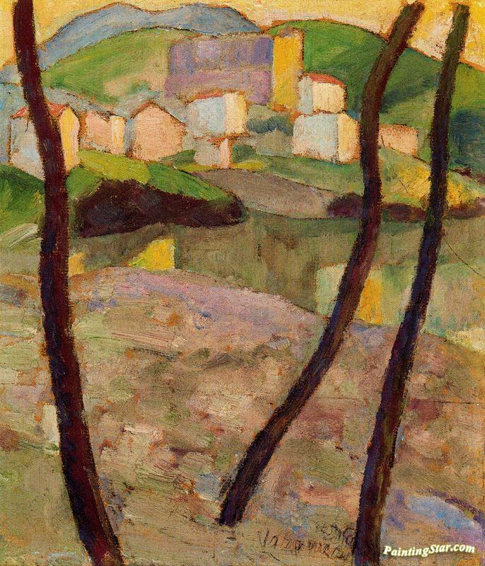 Lezo Landscape Artwork by Daniel Vazquez Diaz