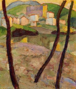 Lezo Landscape Artwork by Daniel Vazquez Diaz