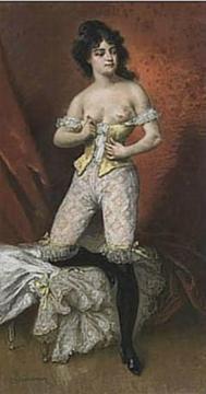 The Negligee Artwork by Wladyslaw Bakalowicz