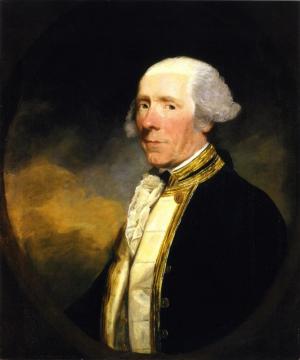 Captain Skeffington Lutwidge Artwork by Gilbert Stuart