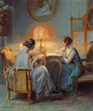 The Boudoir Artwork by Delphin Enjolras