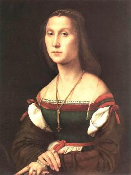 Portrait of a Woman (La Muta) Artwork by Raphael