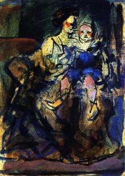 Mother and Child Artwork by Georges Rouault
