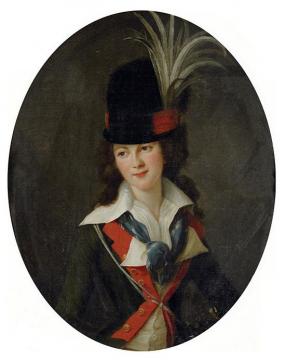 Victorienne Delphine Natalie de Rochechouart Mortemart, Marquise de Rouge Artwork by Elisabeth Vigee Le Brun