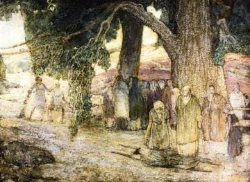 Disciples Healing The Sick Artwork by Henry Ossawa Tanner