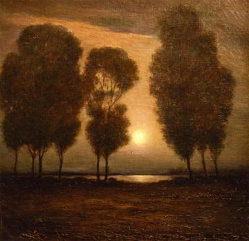 Moonlight On The Missouri Artwork by George Van Millett
