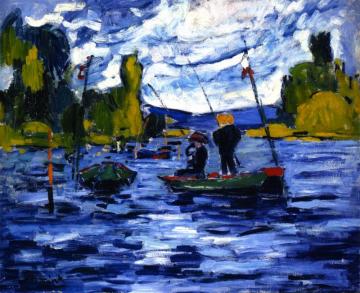 Fishermen Artwork by Maurice De Vlaminck