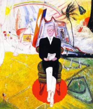 Henry Mcbride, Art Critic Artwork by Florine Stettheimer