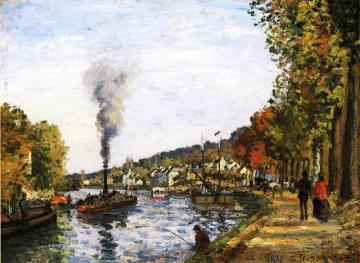 The Seine at Marly Artwork by Camille Pissarro