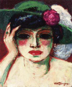 Portrait Of Fernande Artwork by Kees Van Dongen