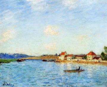 Saint-mammes Artwork by Alfred Sisley