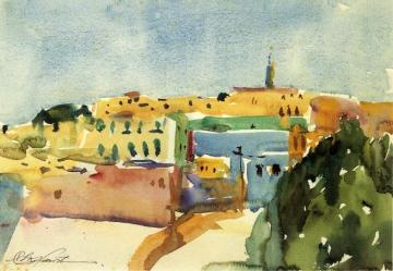 Tangiers Artwork by Charles W. Hawthorne