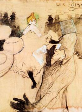 Le Goulue And Valentin, The 'boneless One' Artwork by Henri de Toulouse-Lautrec