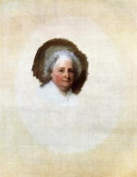 Martha Washington (The Athenaeum Portrait) Artwork by Gilbert Stuart