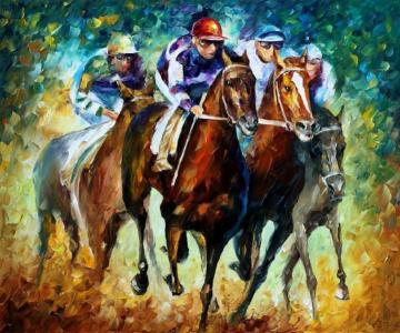 Riders Artwork by Leonid Afremov