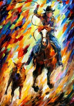 Rodeo Artwork by Leonid Afremov