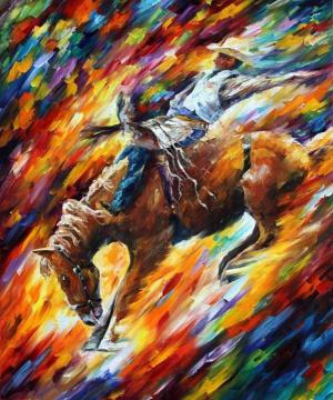 Rodeo Artwork by Leonid Afremov