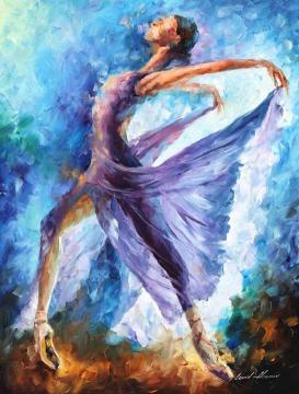 Dance of angels Artwork by Leonid Afremov
