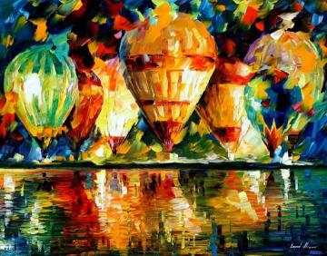Balloon show Artwork by Leonid Afremov
