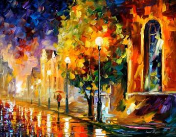 Before sunrise Artwork by Leonid Afremov