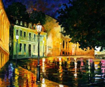 Before the sunrise Artwork by Leonid Afremov